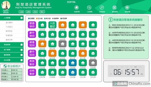 酒店賓館管理系統綠色版 現代化酒店管理的智能解決方案